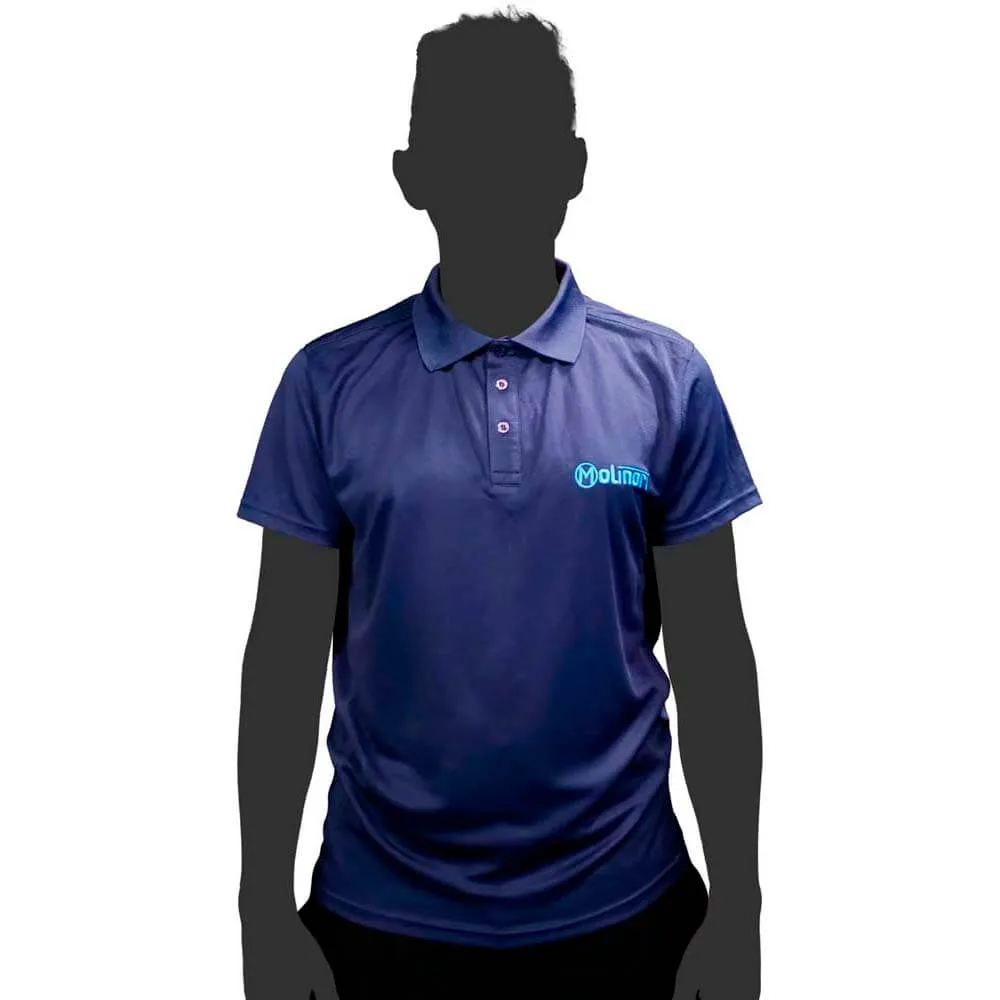Polo Molinari Dry Fit Polo Shirt Azul Marino L