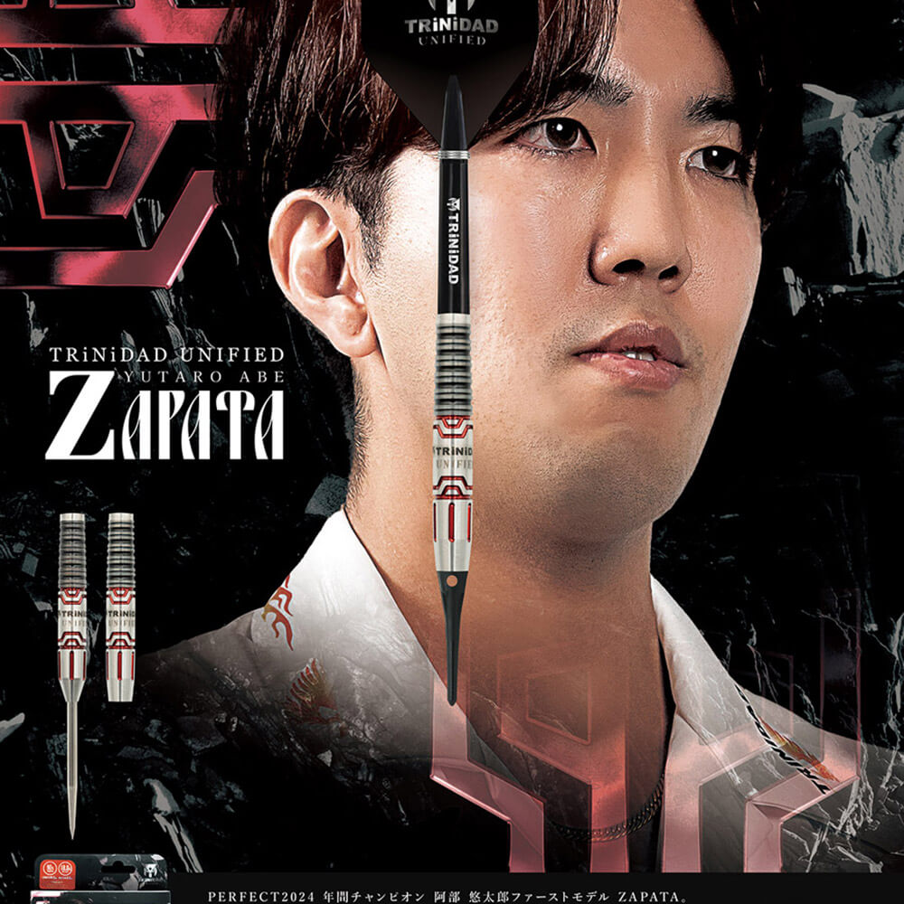 Dardos Trinidad Darts ZAPATA Steel Yutaro Abe 19g 90%T 