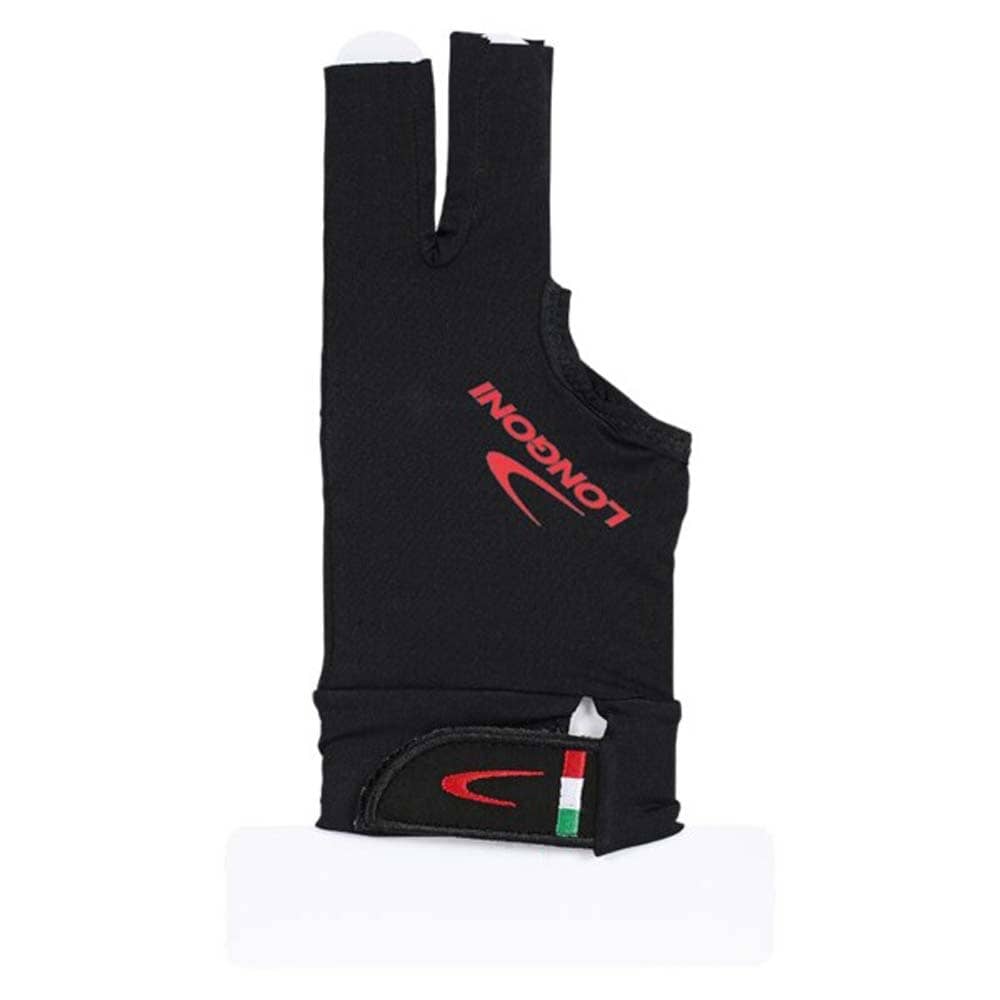 Guante Billar Longoni Black Fire 3.0 DX L Zurdo