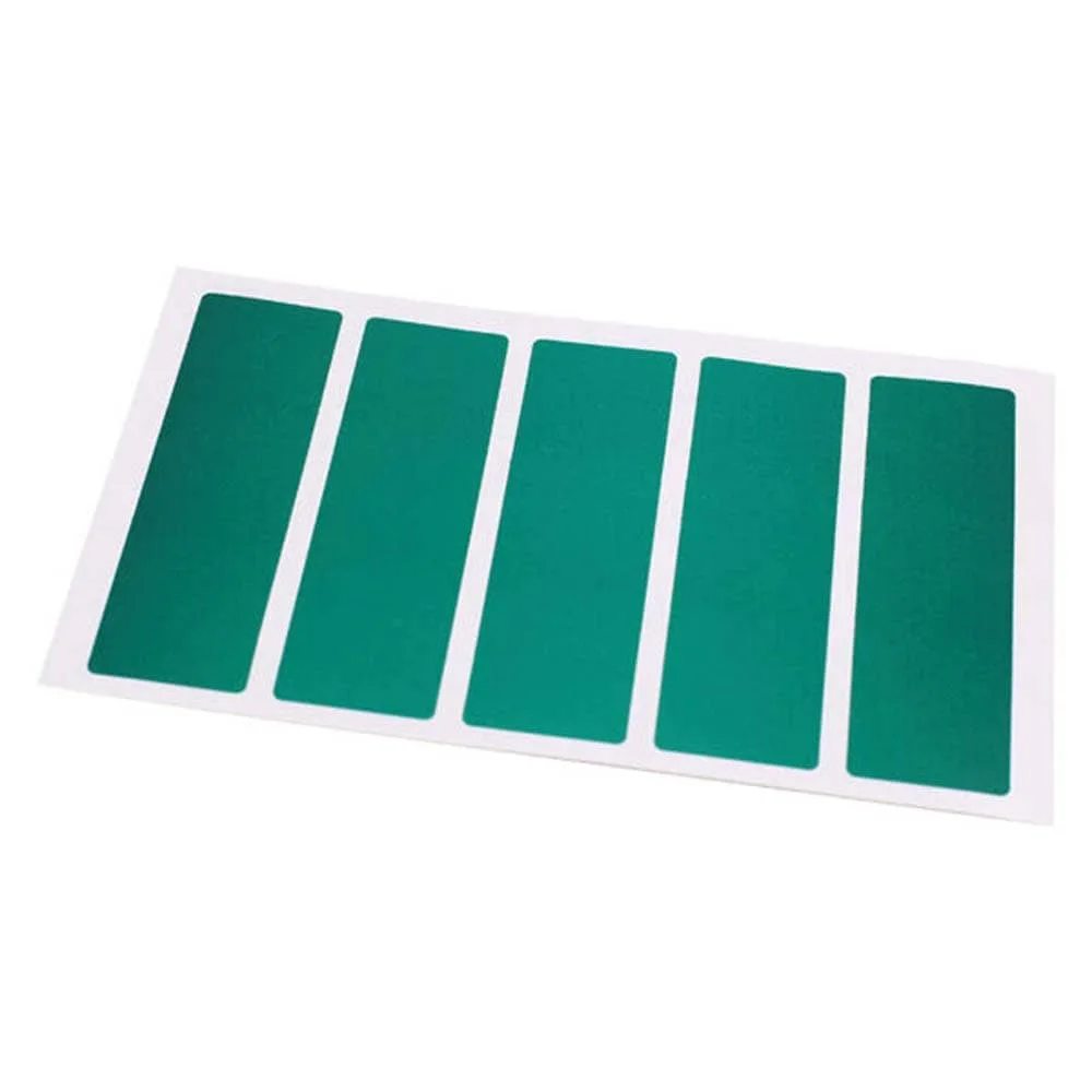 Juego de 5 Tiras Autoadhesivas Para Paño De Billar Verde