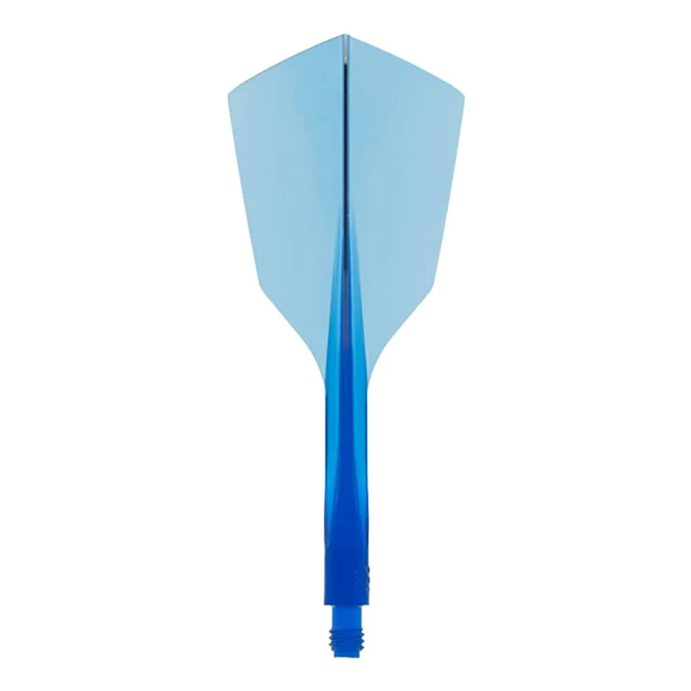 Ailettes Condor Axe Narrow 120 Bleu Transparent M 24.0mm 3 Pcs