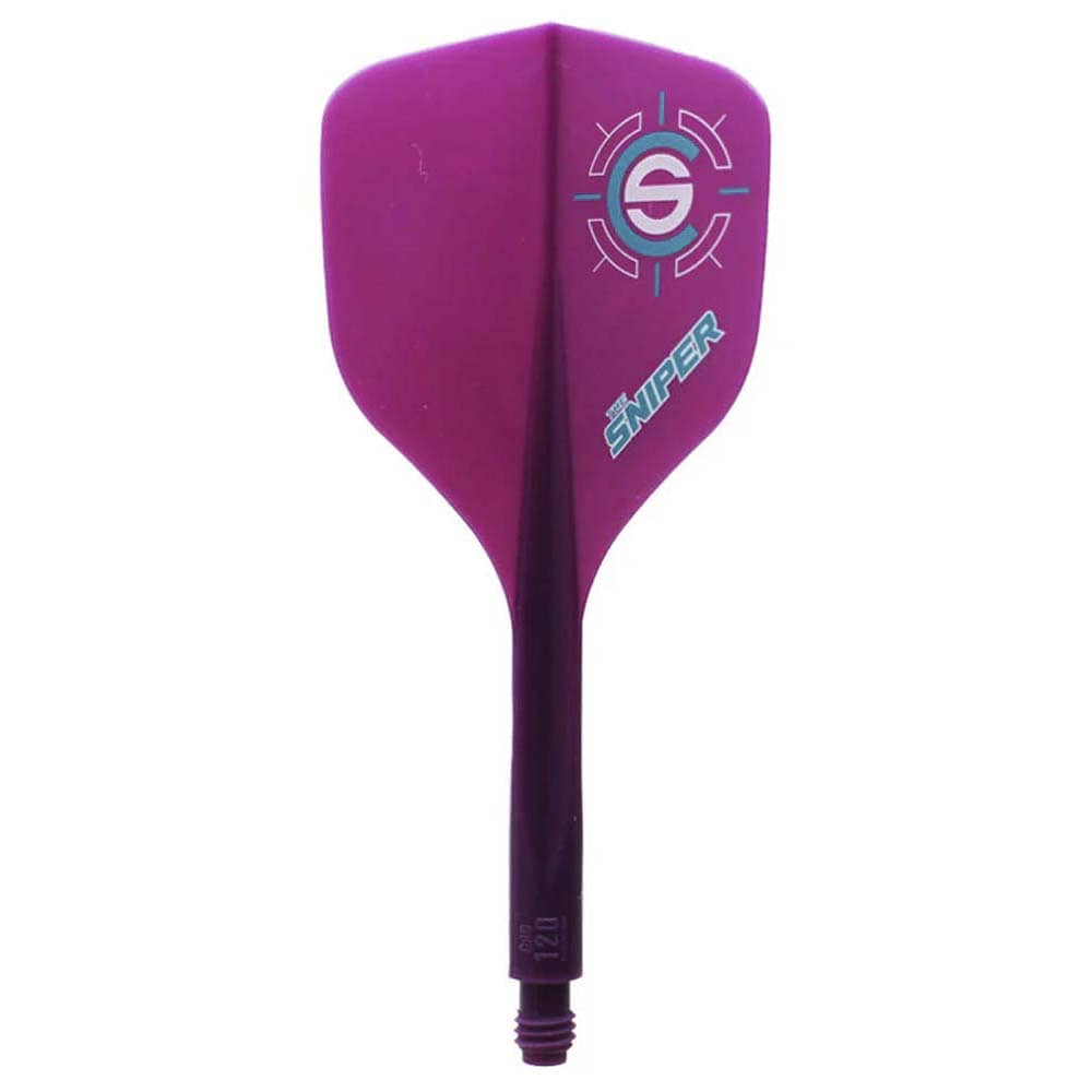Plumas Condor Axe Shape 120 The Sniper Morado M 24.0mm 3 Uds.