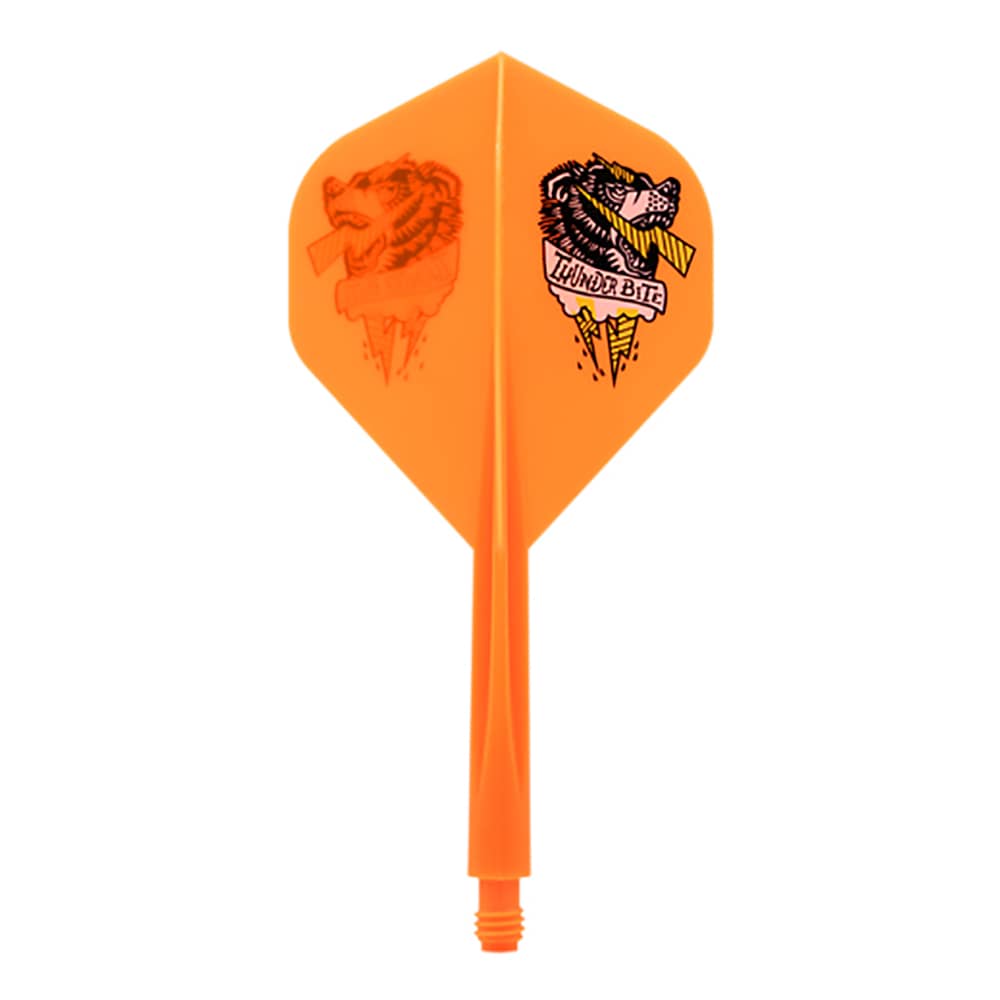Plumas Condor Axe Standard Thunder Bite Naranja S 21.5mm 3 Uds.