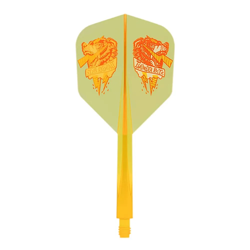 Alette Condor Axe Shape Thunder Bite Giallo Chiaro XL 37.5mm 3 Pz.