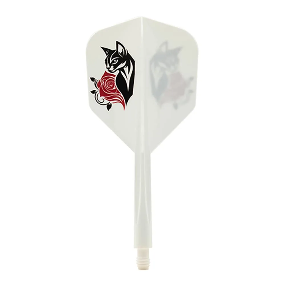 Plumas Condor Axe Shape Black Cat Branco L 33.5mm 3 Uds.