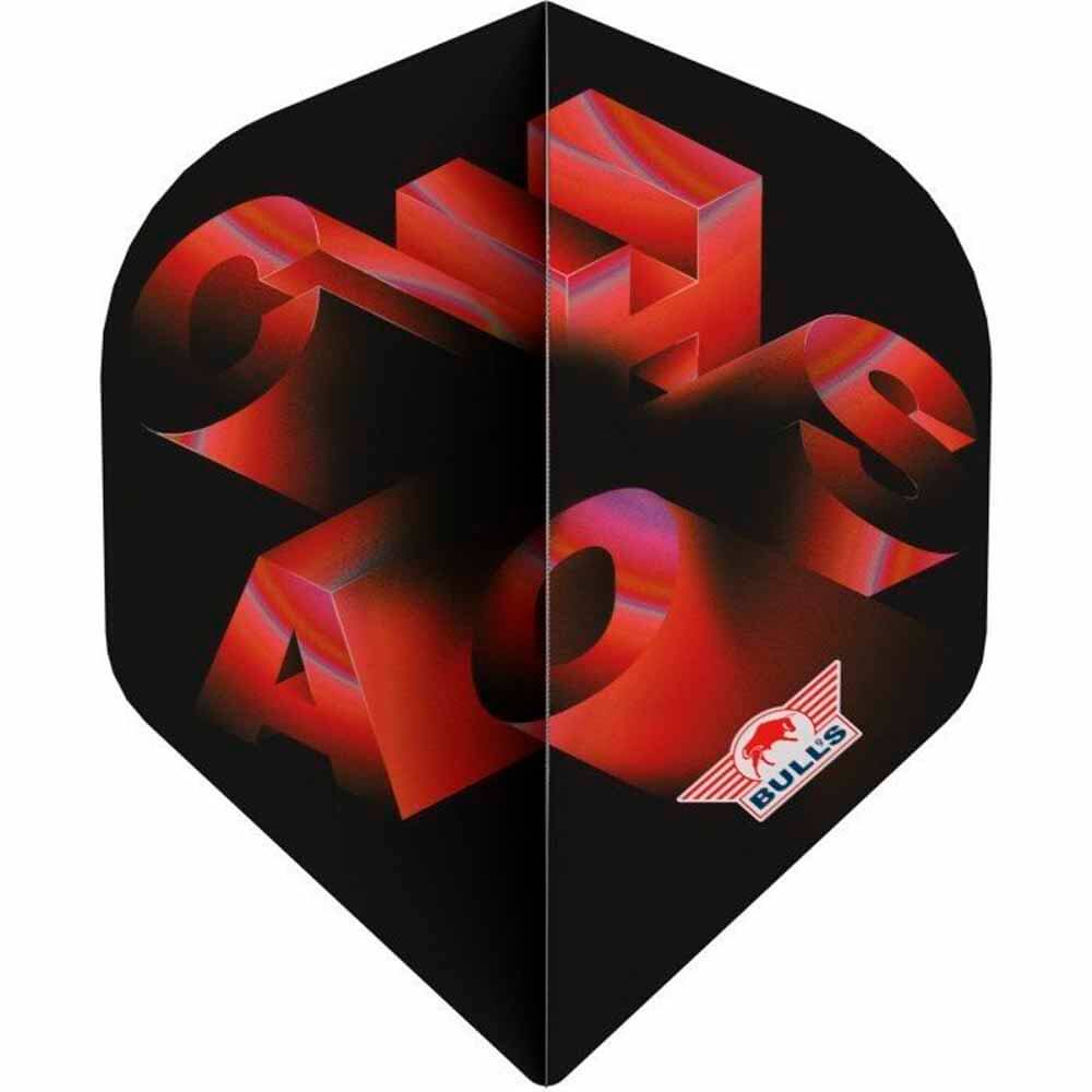 Plumas Bulls Darts Chaos Red 100 No2
