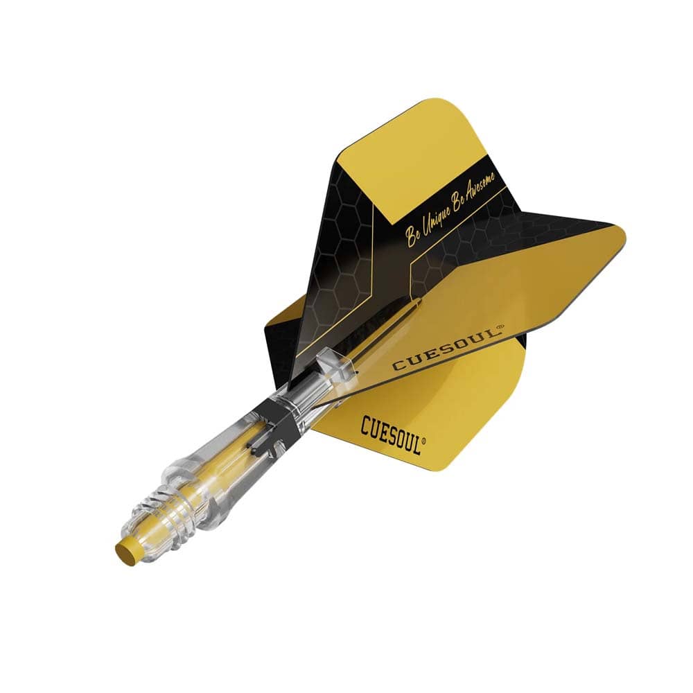 Cañas Cuesoul Koff Carbon + Pluma Big Standard Amarillo Talla 3