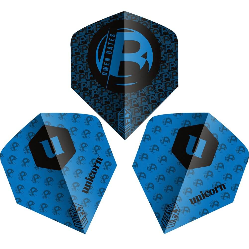 Plumas Unicorn Darts Ultrafly Owen Bates Big Wing 
