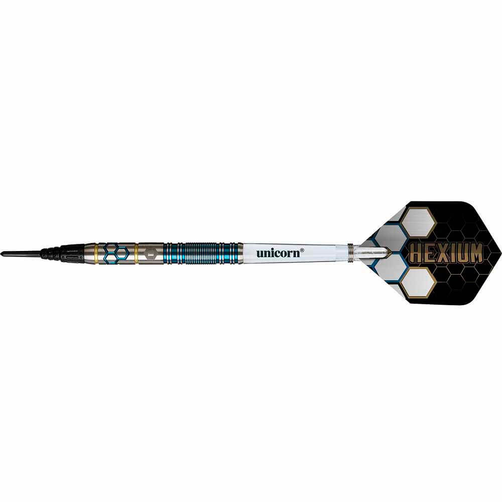 Dardos Unicorn Hexium 2 Blue Gold 90% 20gr