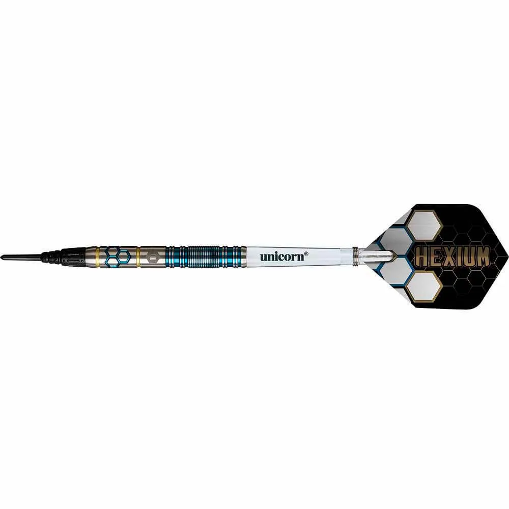 Dardos Unicorn Hexium 2 Blue Gold 90% 20gr