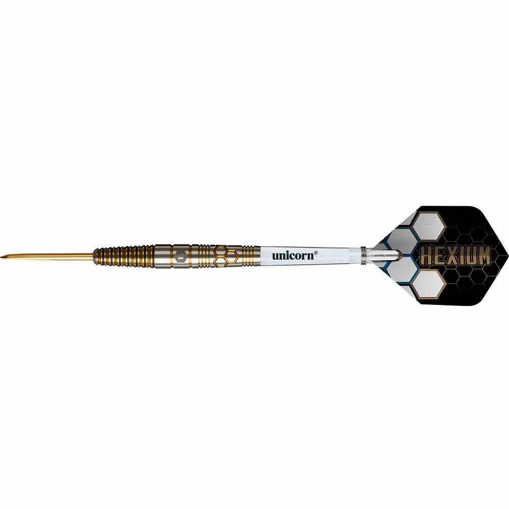 Dardos Unicorn Hexium 3 Black Gold P.Metal 90% 26gr