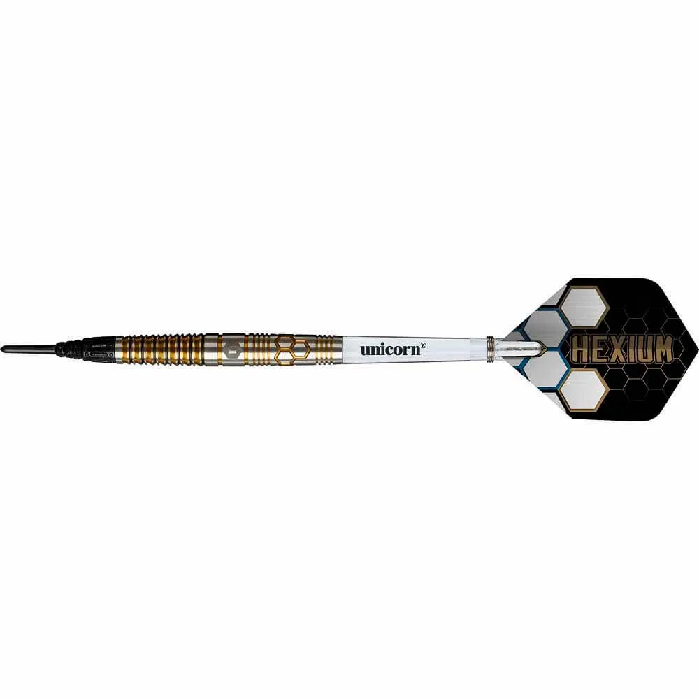 Dardos Unicorn Hexium 3 Black Gold 90% 23gr