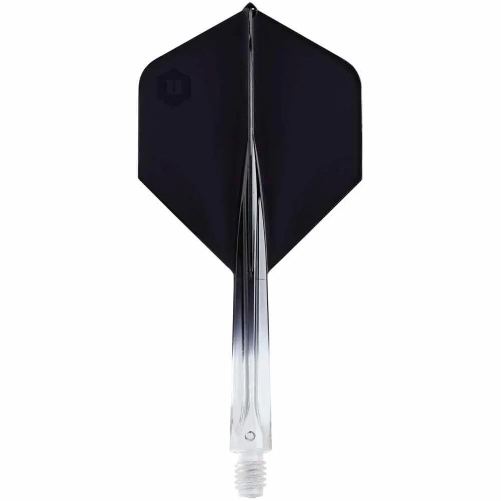 Plumas Unicorn Darts Forge Two Tone Negro Clear NO2 Talla M