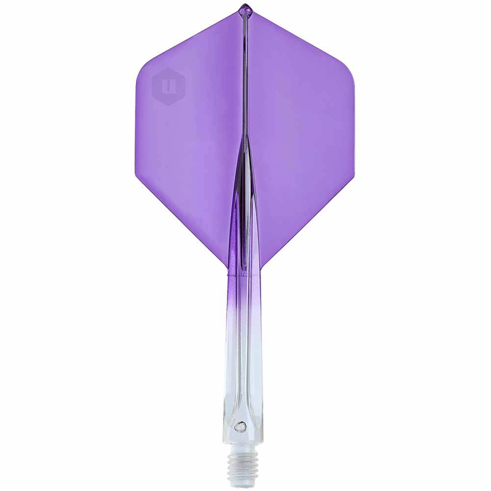 Plumas Unicorn Darts Forge Two Tone Morado Clear NO2 Talla M