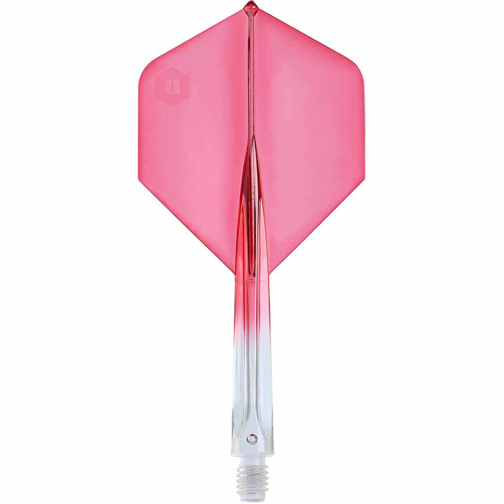Plumas Unicorn Darts Forge Two Tone Rojo Clear NO2 Talla M