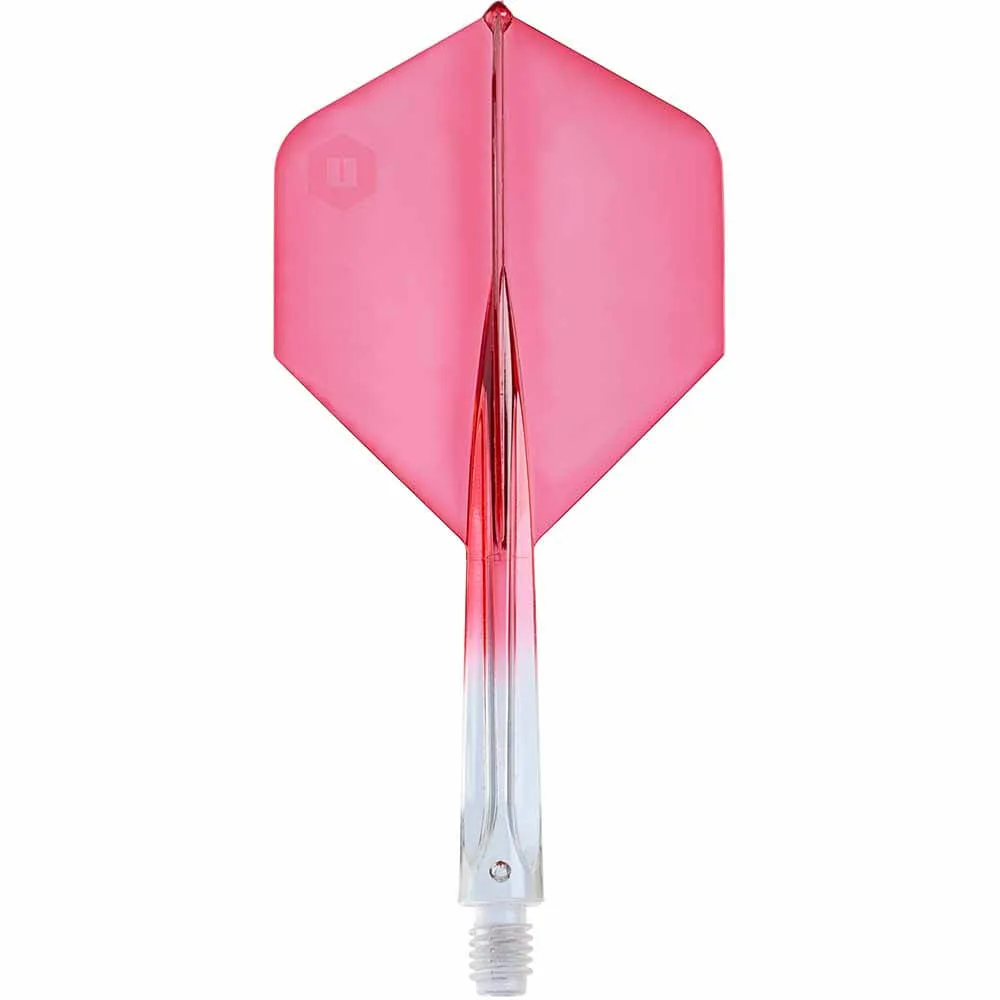 Plumas Unicorn Darts Forge Two Tone Rojo Clear NO2 Talla M