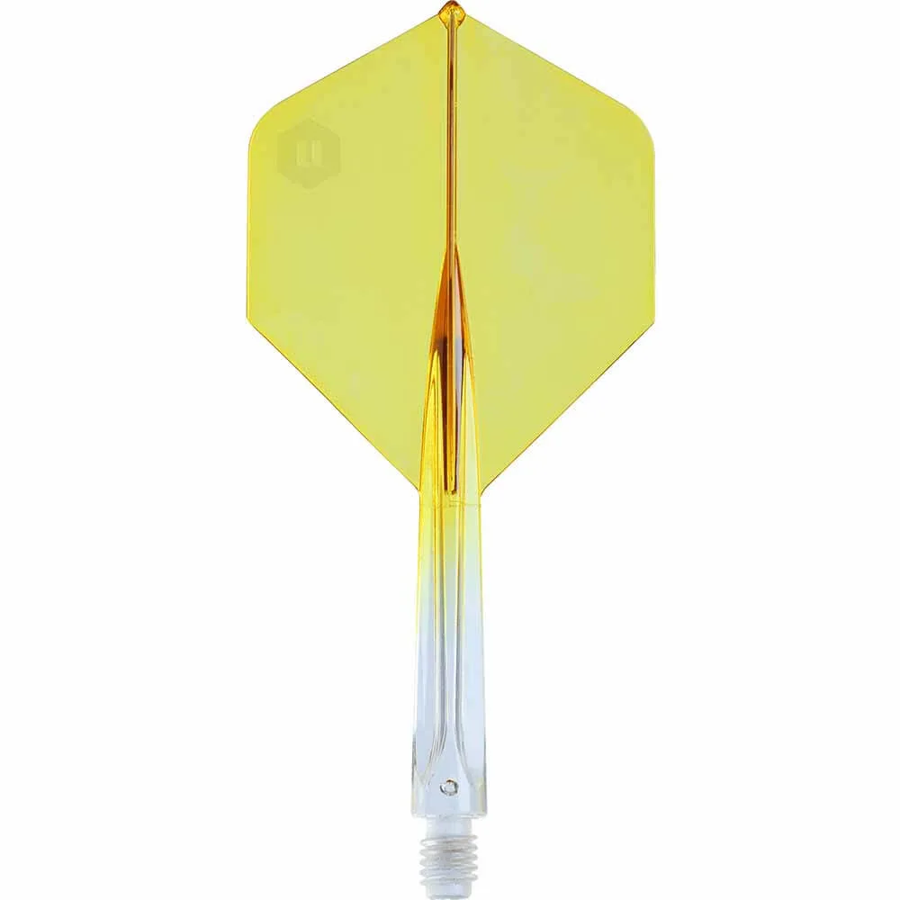 Plumas Unicorn Darts Forge Two Tone Amarillo Clear NO2 Talla M