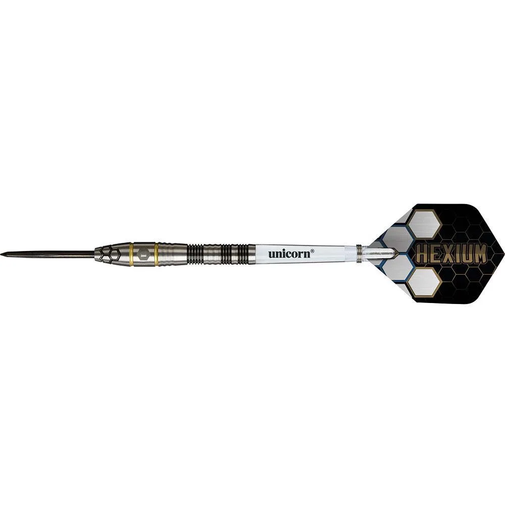 Dardos Unicorn Hexium 1 Black Gold P.Metal 90% 24gr