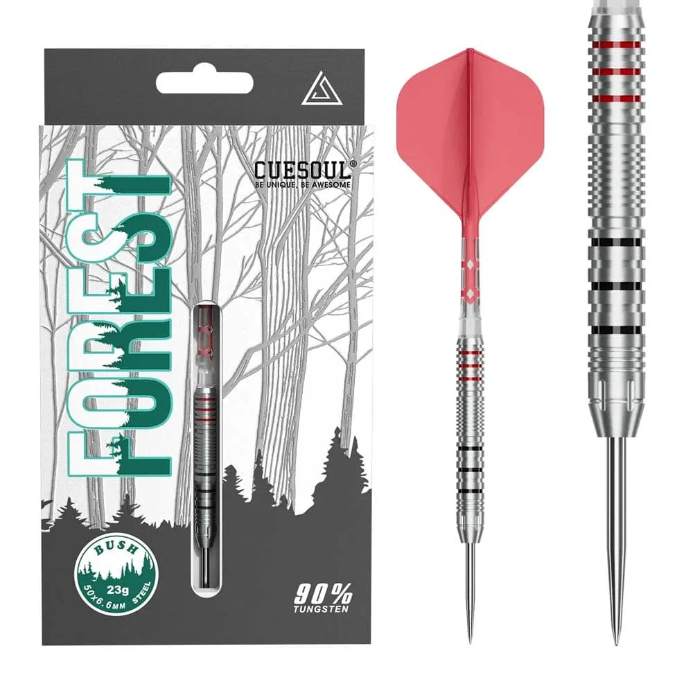 Dardos Cuesoul Forest Bush Steel Tip 90% 23g