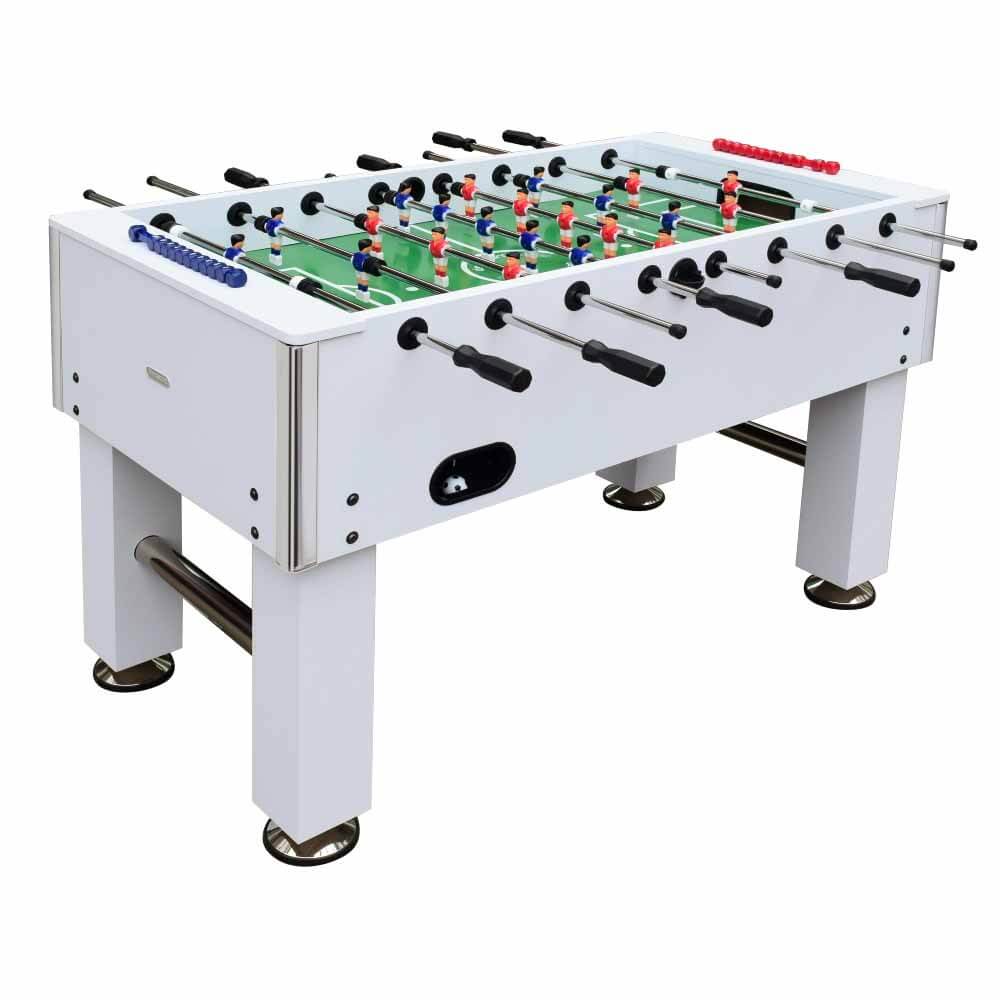 Futbolín Semi Profesional Salón Blanco Jugador Plástico Pies Juntos