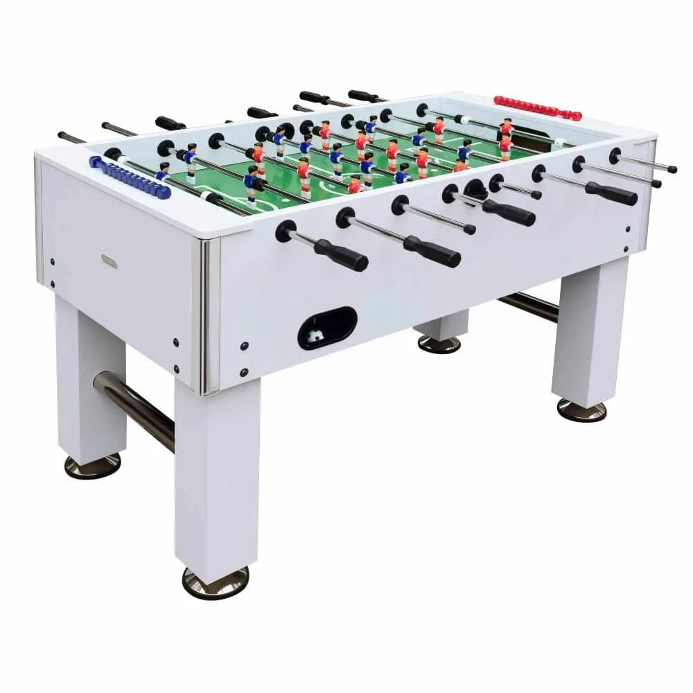 Futbolín Semi Profesional Salón Blanco Jugador Plástico Pies Juntos