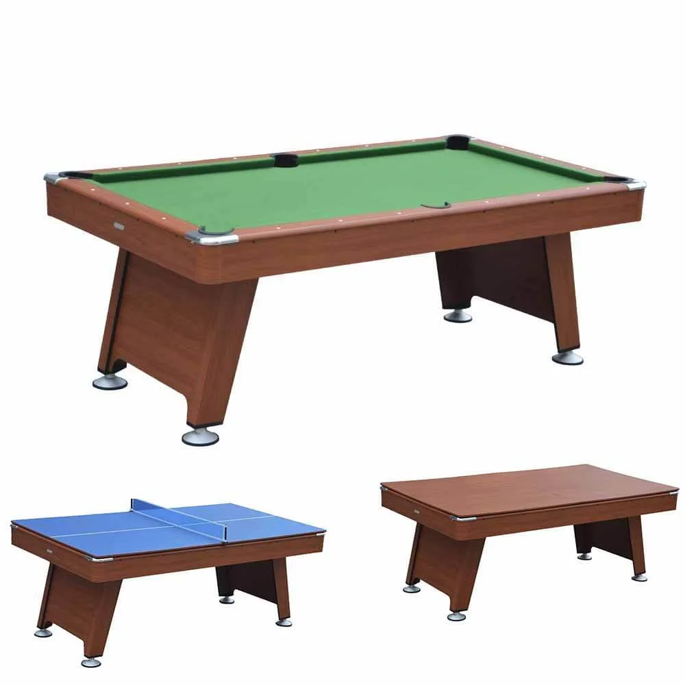 Mesa de Billar 3 en 1 Marron