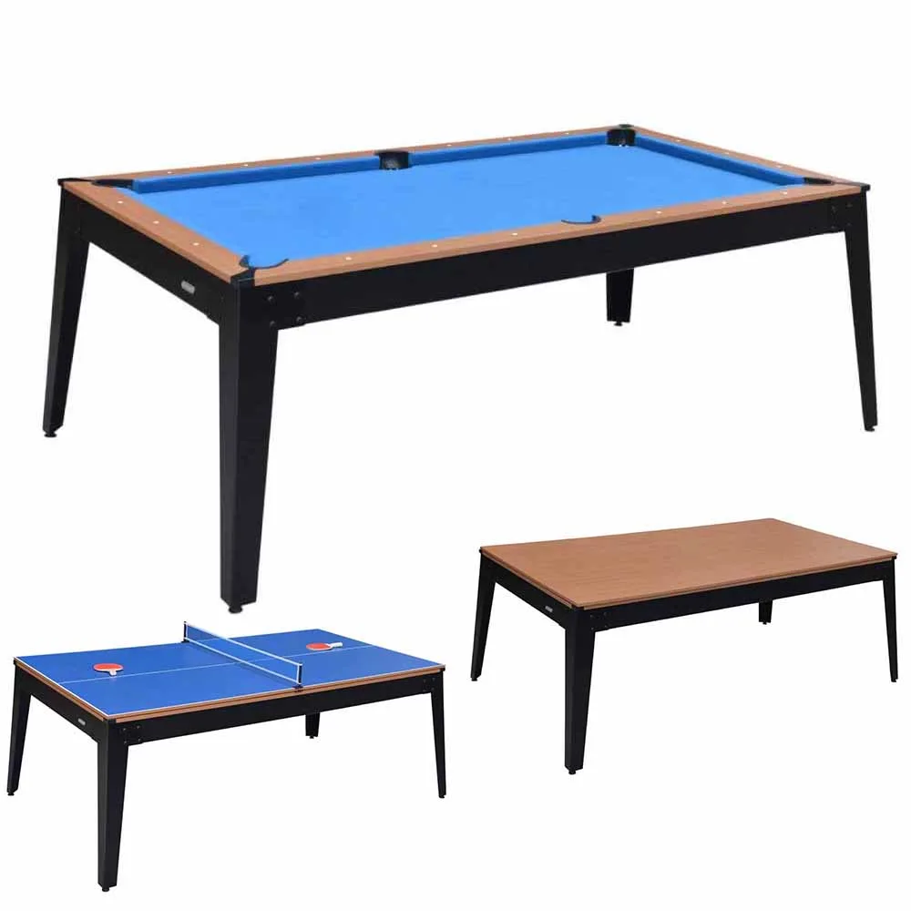Mesa Billar Alejandria 7 pies 3 en 1