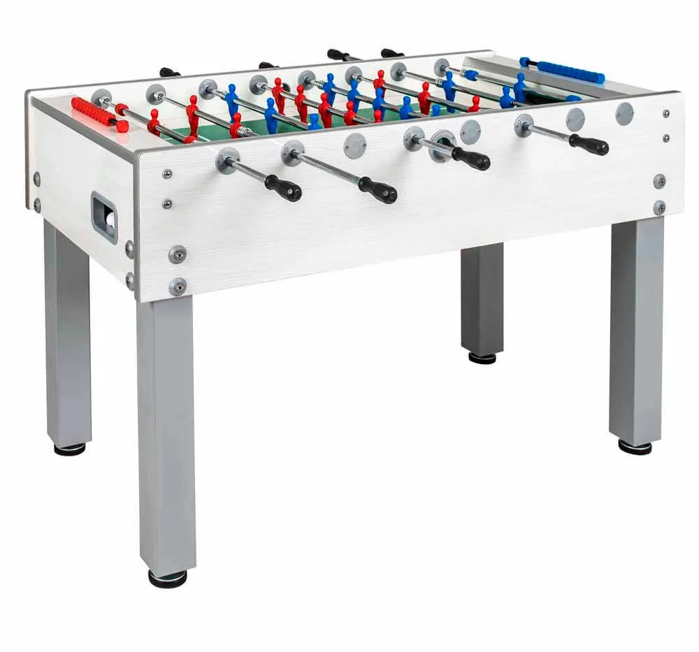 Futbolin Garlando G-500 Barras Telescópicas Blanco Exterior Jugador Plastico