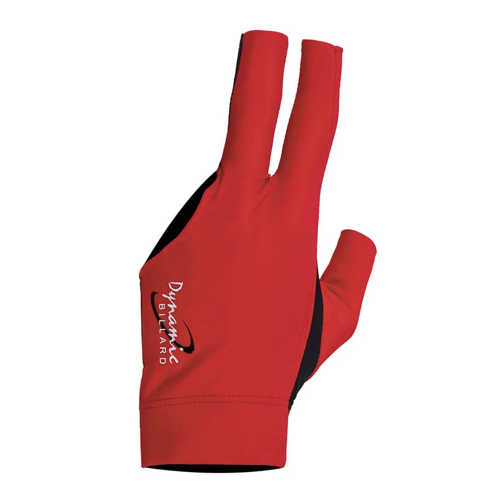 Guante Billar Dynamic Pro Glove Rojo Diestro S-M