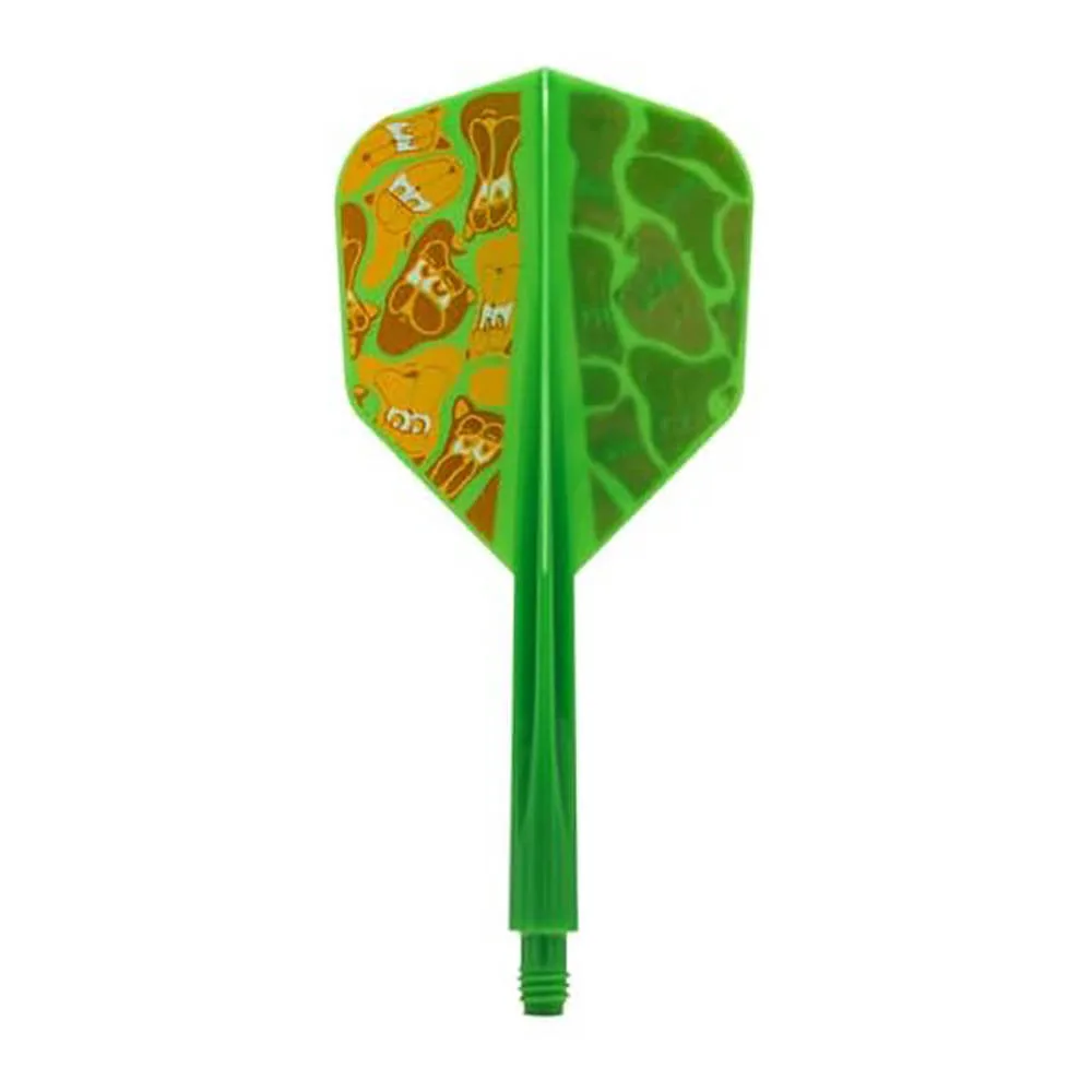 Plumas Condor Axe G.T.Monster 3 Small Verde S 21.5mm 3 Uds. 