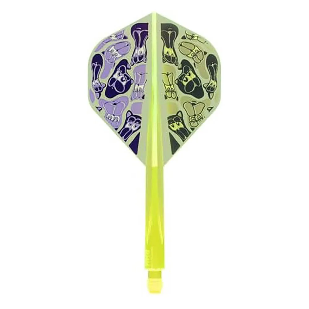 Plumas Condor Axe Standard G.T Monster 3 Amarillo S 21.5mm 3 Uds.