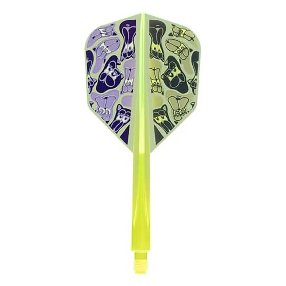 Plumas Condor Axe G.T.Monster 3 Small Amarilla L 33.5mm 3 Uds. 