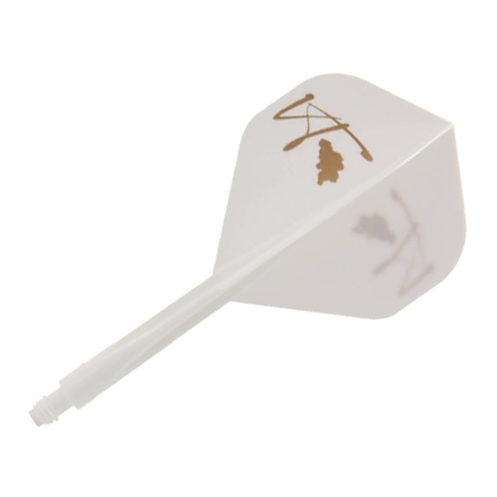 Plumas Condor Axe Standard Neon Nightmare3 Blanca M 27.5mm 3 Uds.