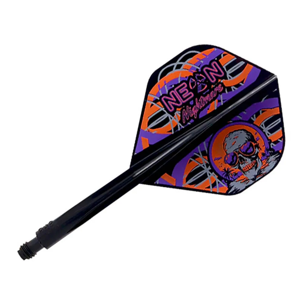 Plumas Condor Axe Standard Neon Nightmare3 Negra S 21.5mm 3 Uds.