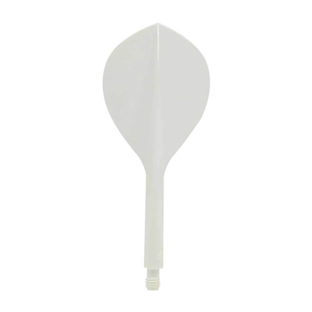Plumas Condor Axe Tear Drop 120 Blanco M 24.0mm 3 Uds.