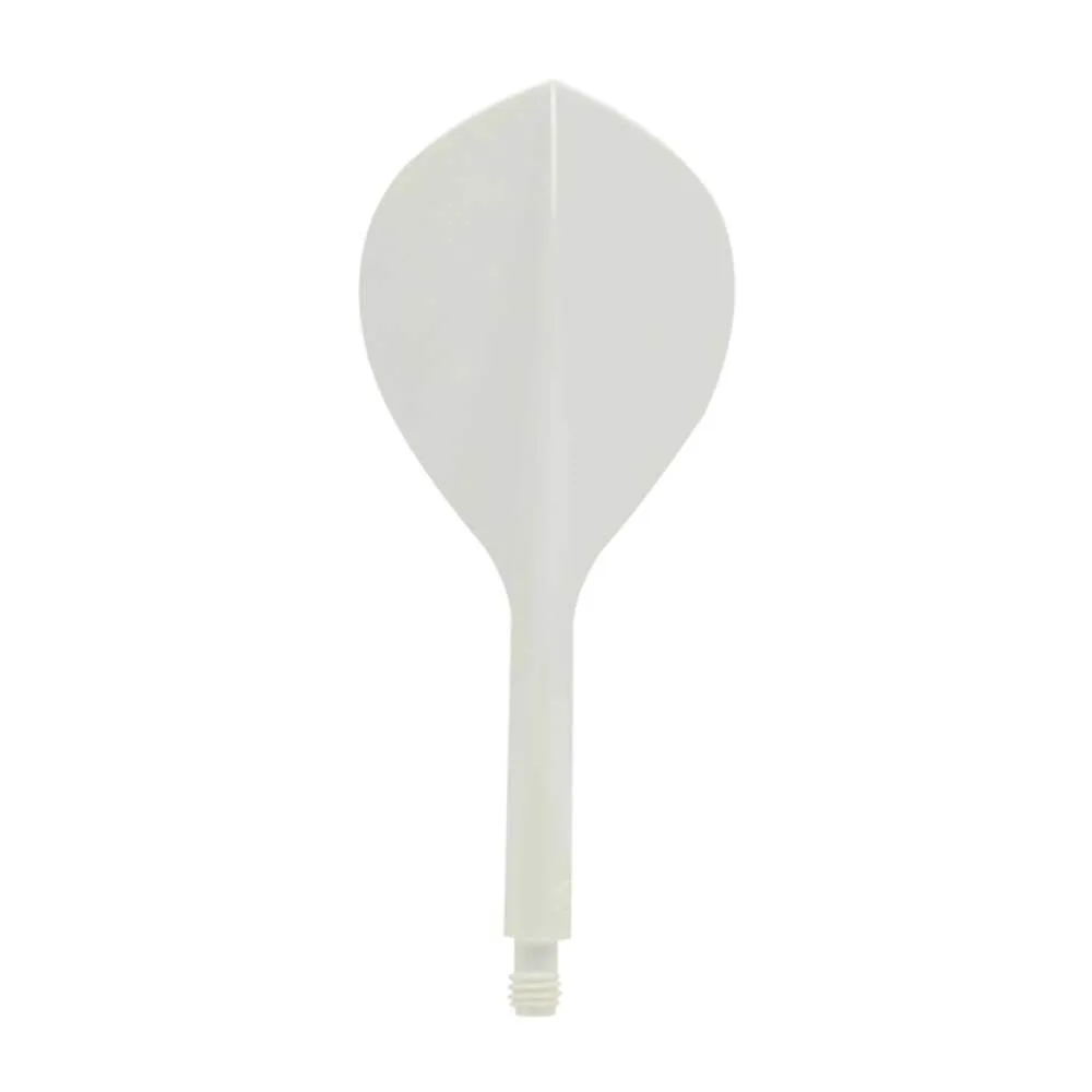 Plumas Condor Axe Tear Drop 120 Blanco M 24.0mm 3 Uds.