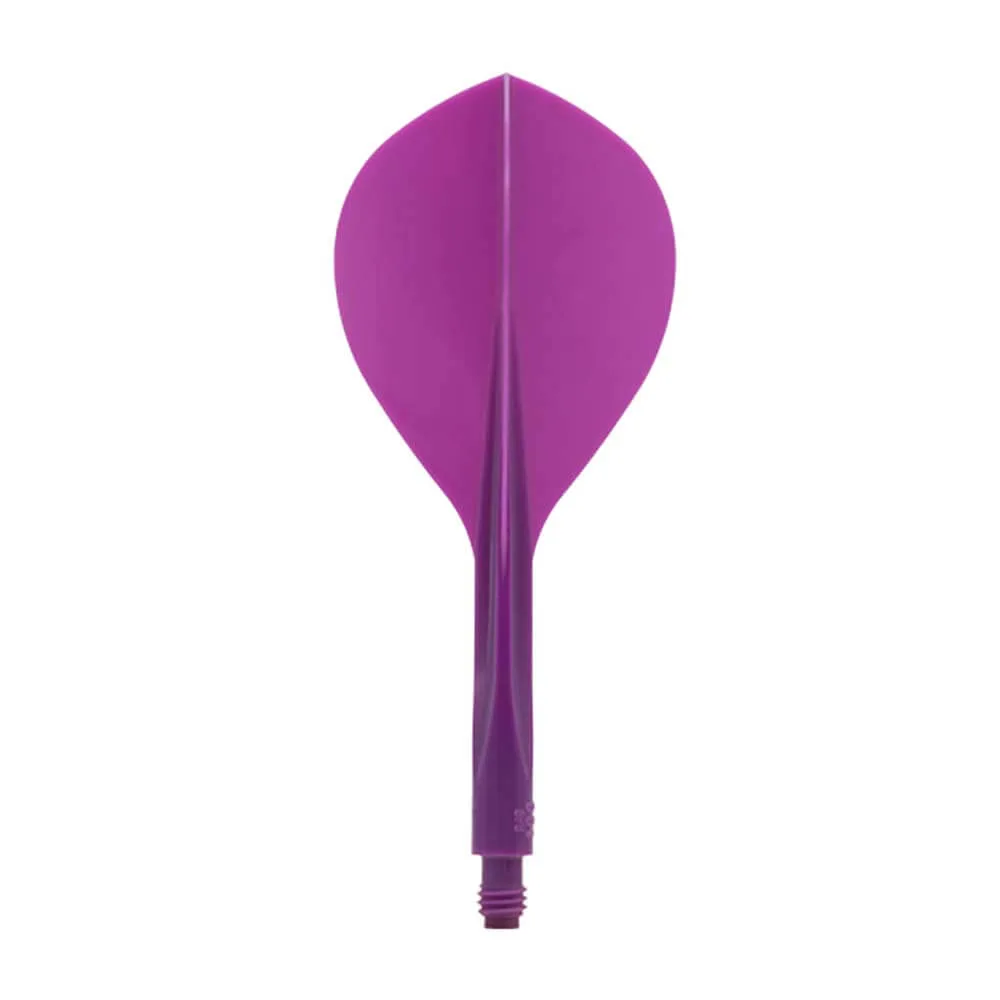 Plumas Condor Axe Tear Drop 120 Purple M 24.0mm 3 Uds.
