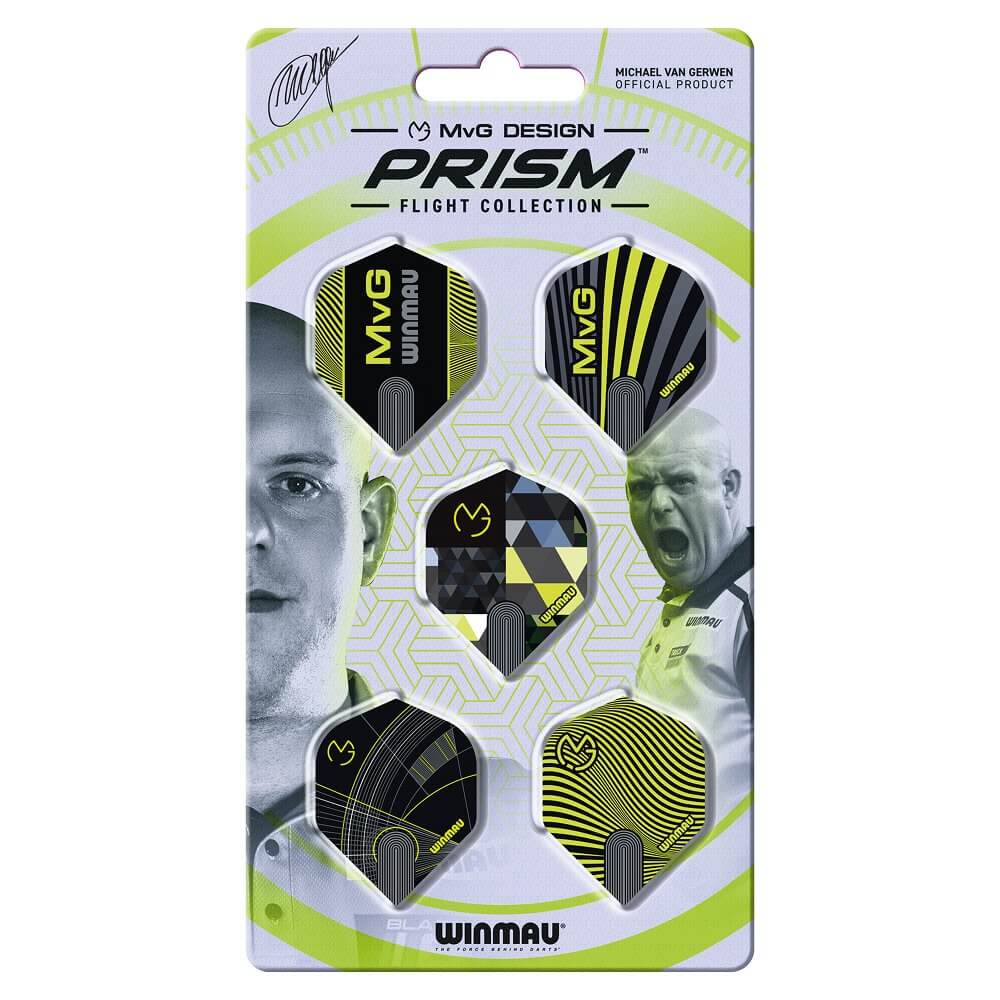 Plumas Winmau Darts Michael Van Gerwen Design Prism Collection 2026 