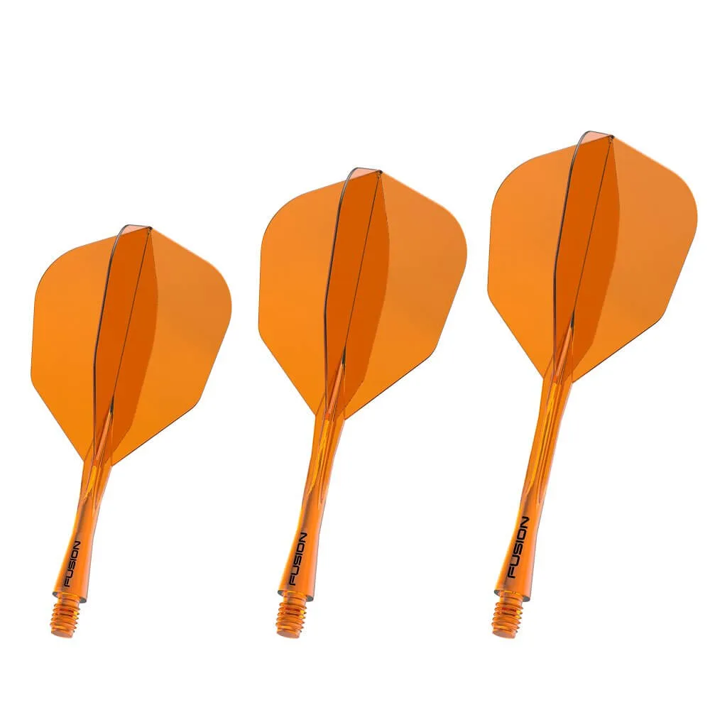 Plumas Winmau Darts Fusion Naranja Short 22-64mm N6