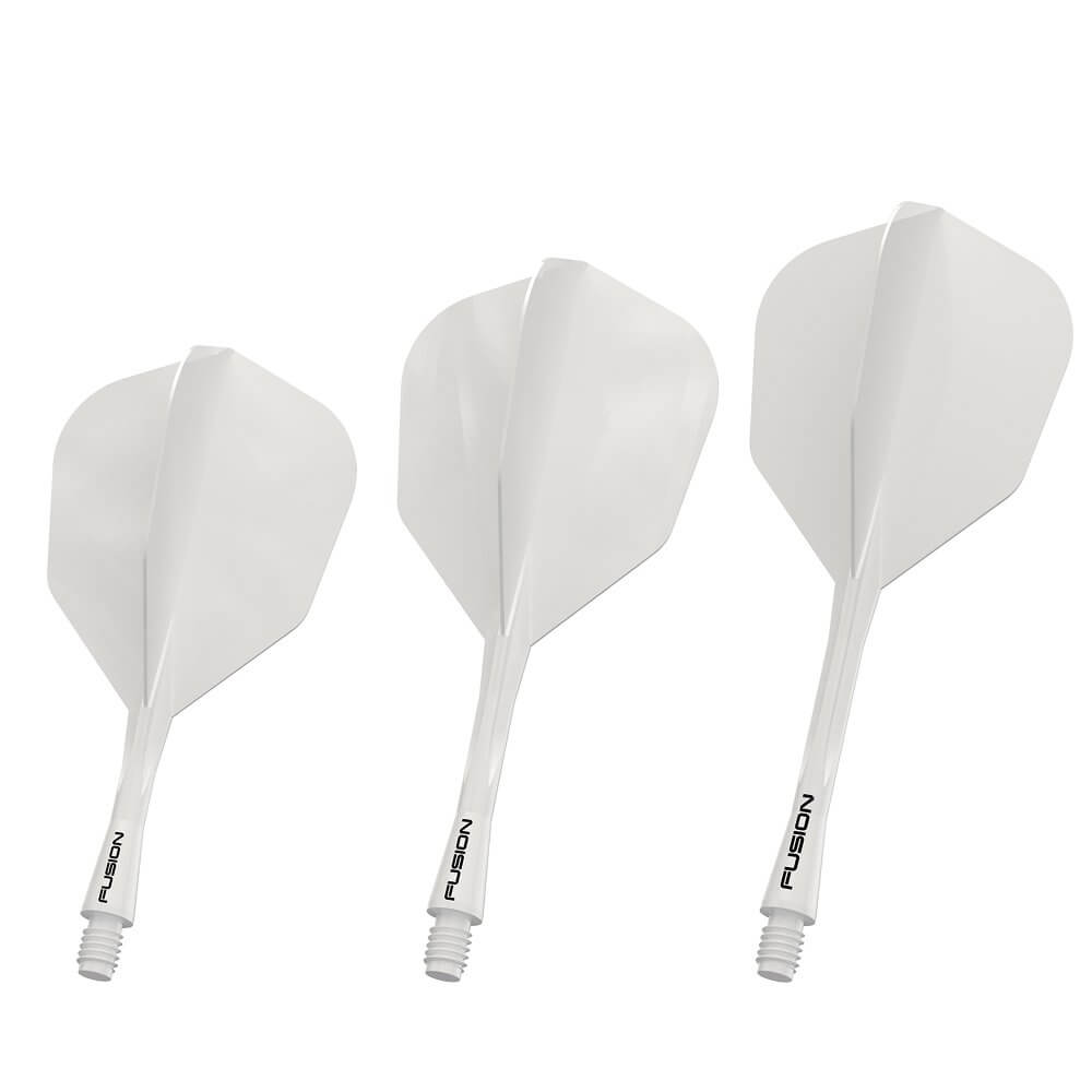 Plumas Winmau Darts Fusion Blancas Short 22-64mm N6