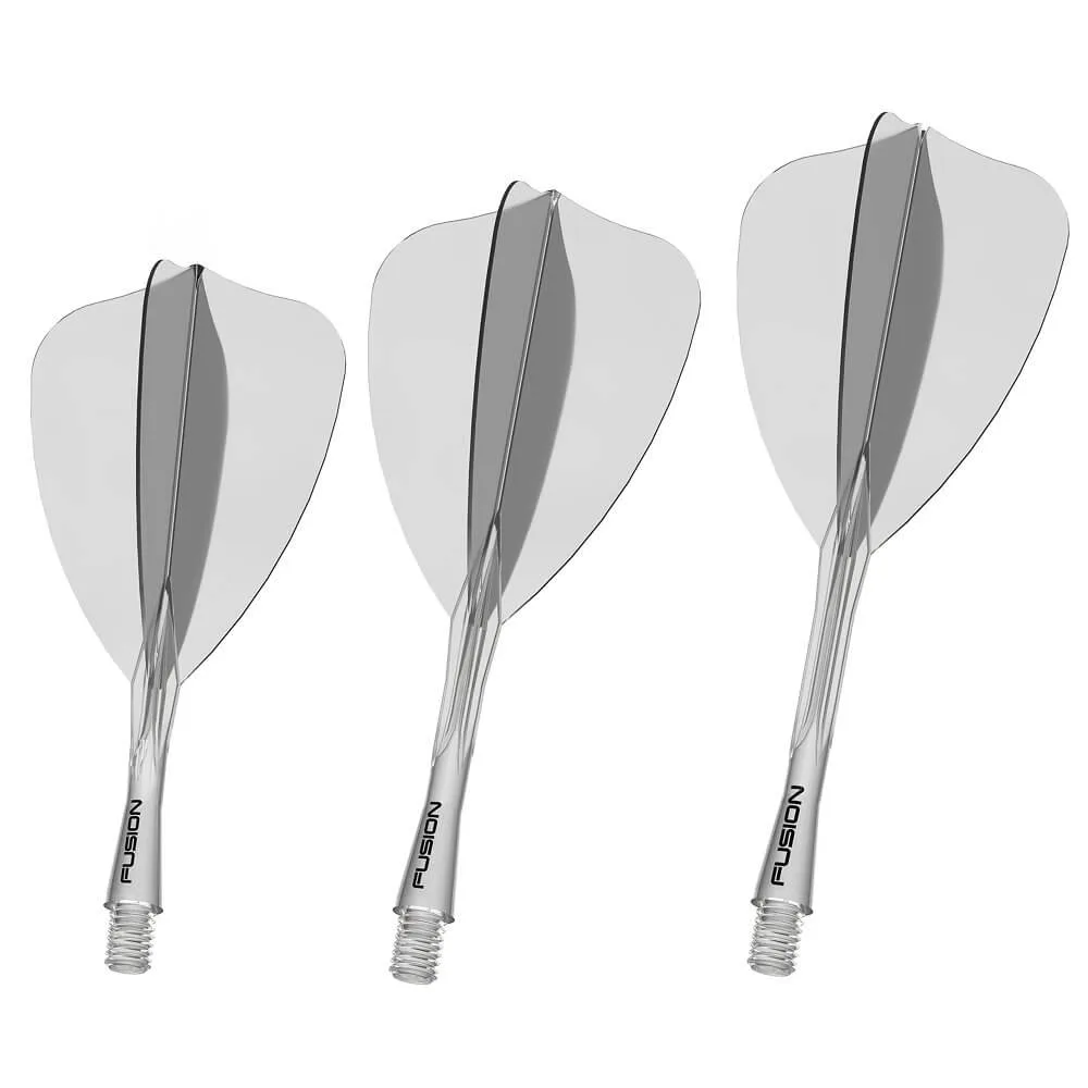 Plumas Winmau Darts Fusion Arrow Transparente Medium 34-76mm