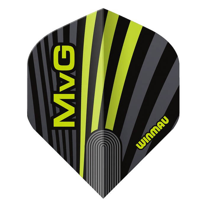 Plumas Winmau Darts Prism Delta Michael Van Gerwen Grey Green MVG