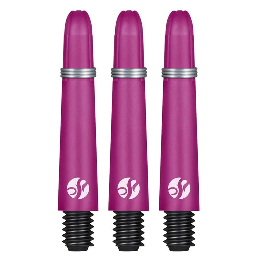 Cañas Shot Darts Koi Carbon Shaft Rosa Corta 35mm
