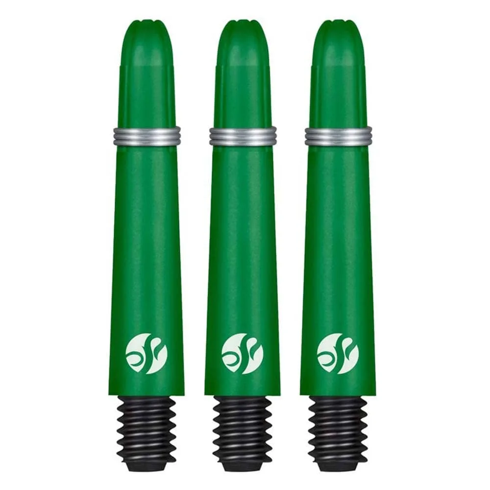 Cañas Shot Darts Koi Carbon Shaft Verde Intermedia 41mm