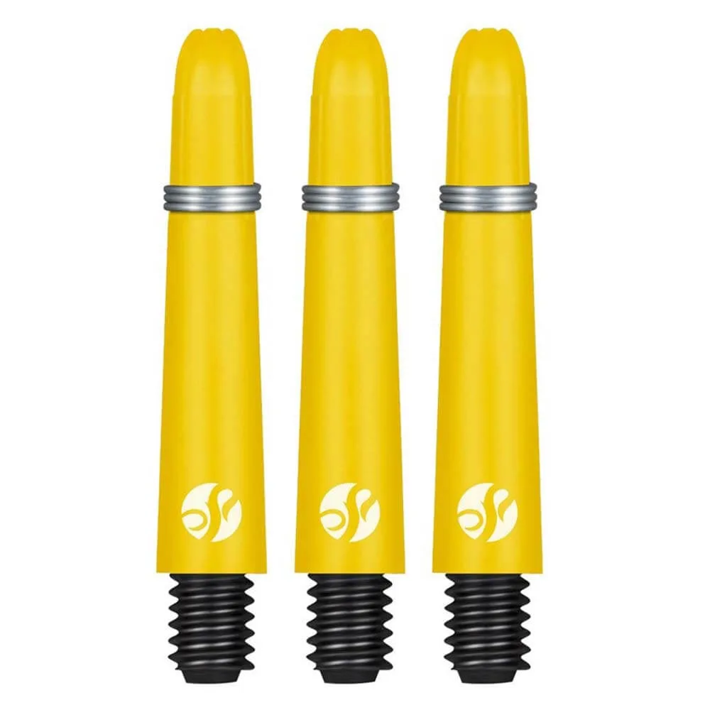 Cañas Shot Darts Koi Carbon Shaft Amarillo Larga 48mm