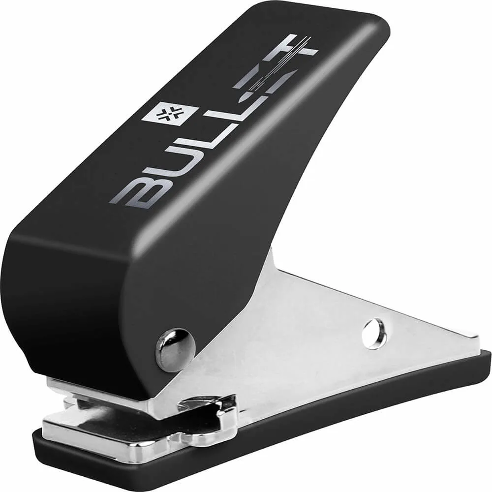 Maquina Perforadora Plumas Bullet Flight Puncher Black 