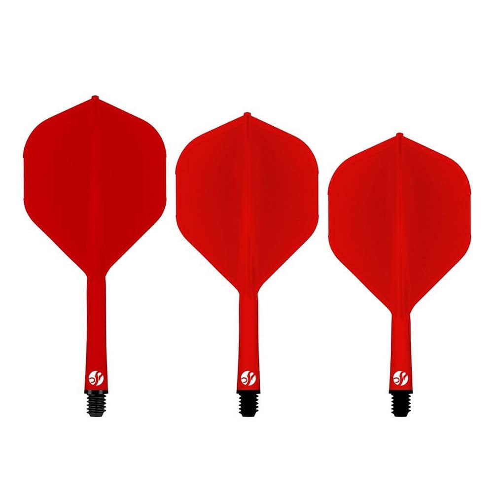 Plumas Shot Darts Deck System Rojo