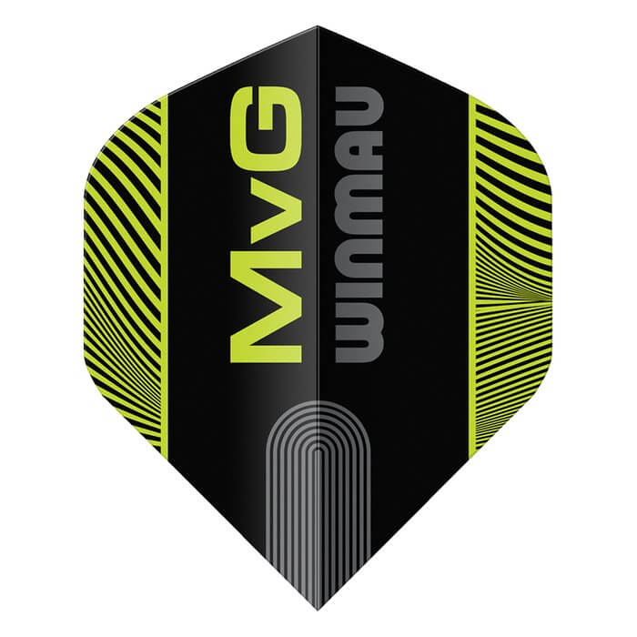 Plumas Winmau Darts Prism Delta - Winmau MVG Blanck and Green