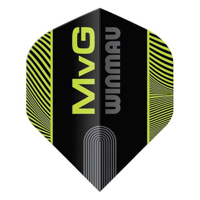 Plumas Winmau Darts Prism Delta - Winmau MVG Blanck and Green