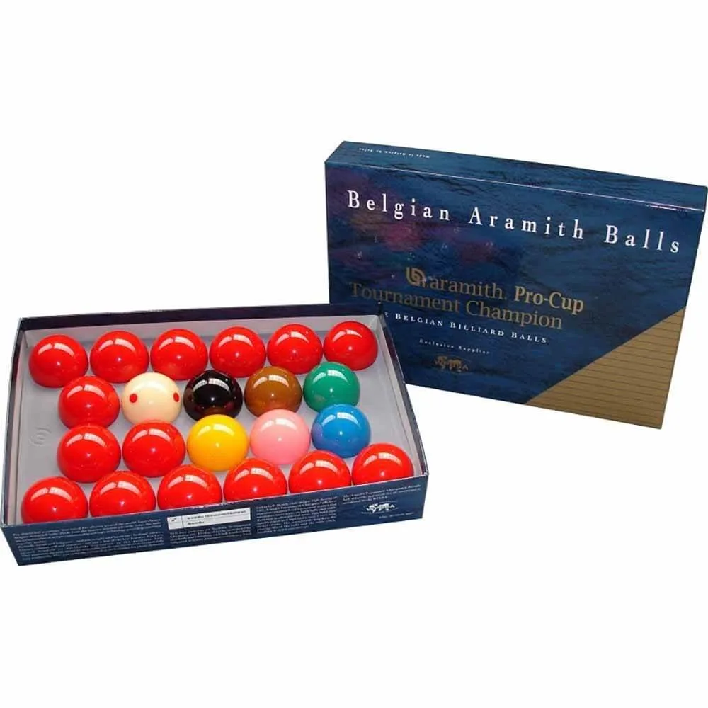 Juego bolas Snooker aramith Pro Cup 52.4mm